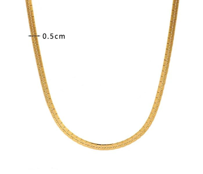 Gold snake chain